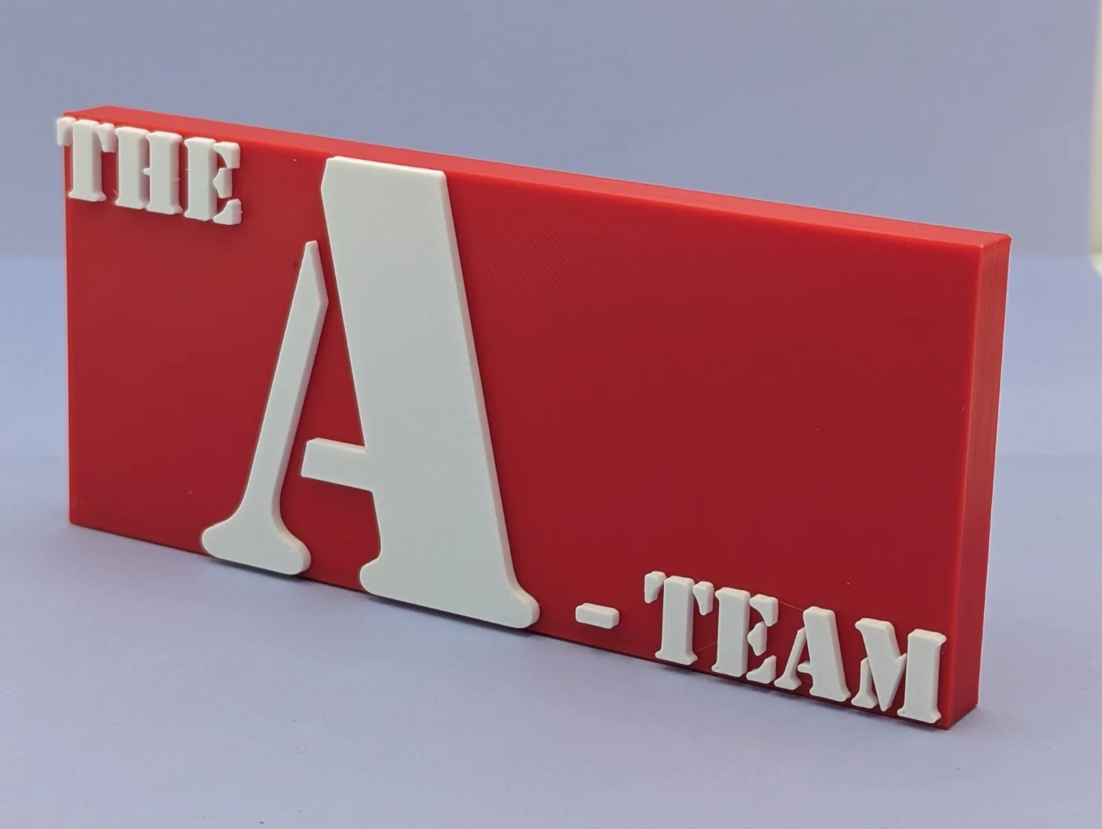 The A-Team (v3) - 3D Printed logo - Desk, Door or Wall art., изображение 4