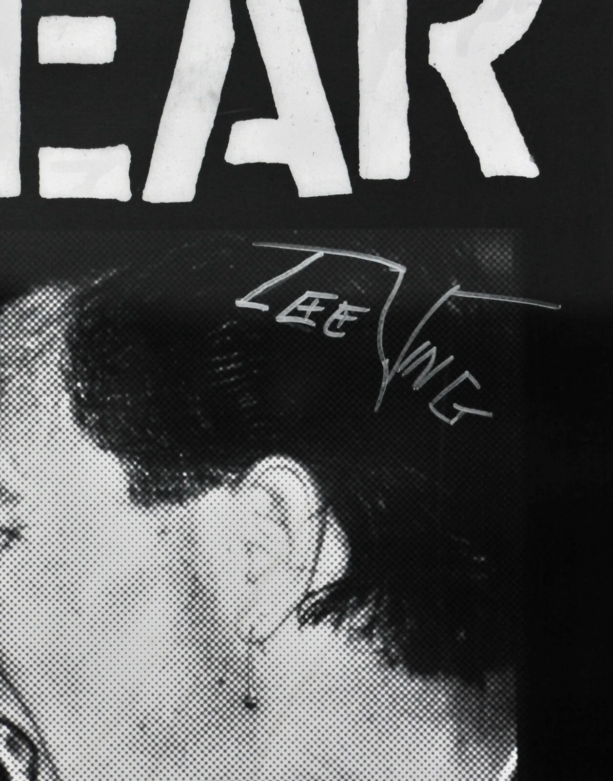 FEAR Lee Ving Punk Autographed 2015 Rainbow LA Poster Guaranteed Legit EUC!, image 2