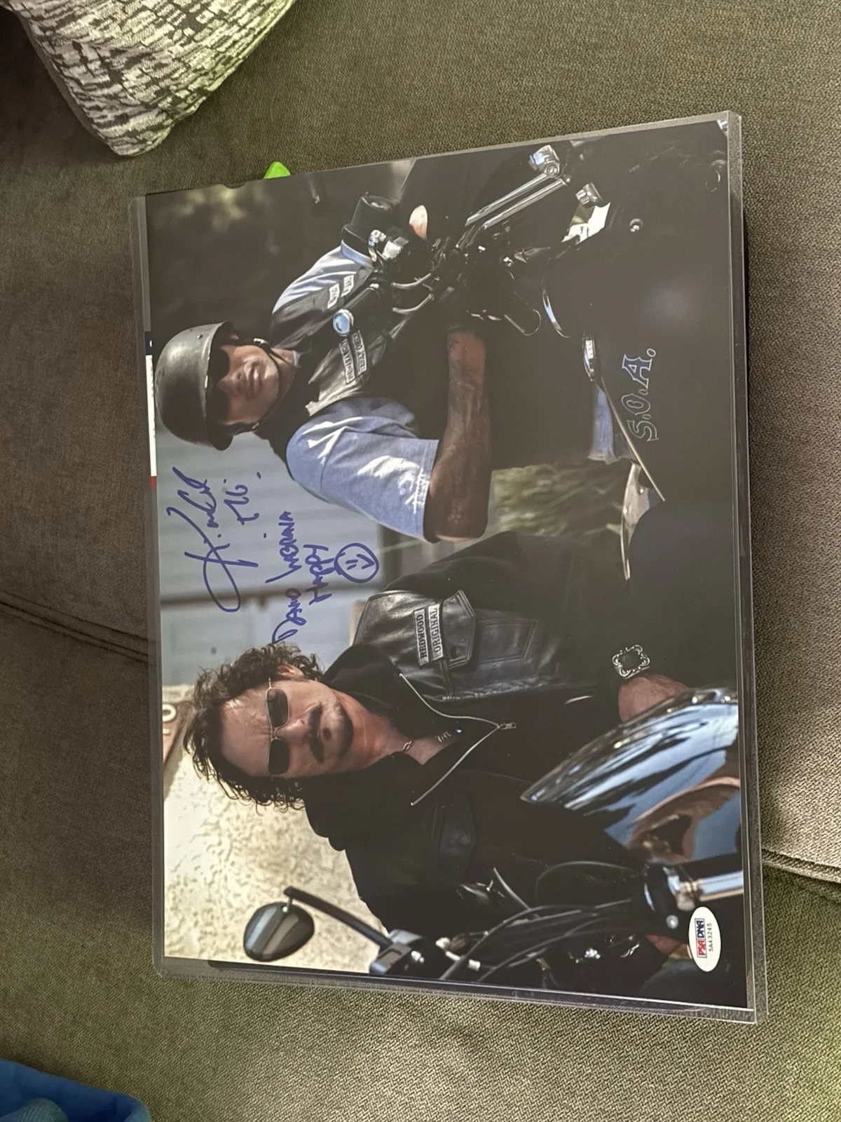 Kim Coates — Kim Coates & David Labrava Signed Sons of Anarchy 11x14 Photo PSA/DNA COA Auto'd, изображение 4