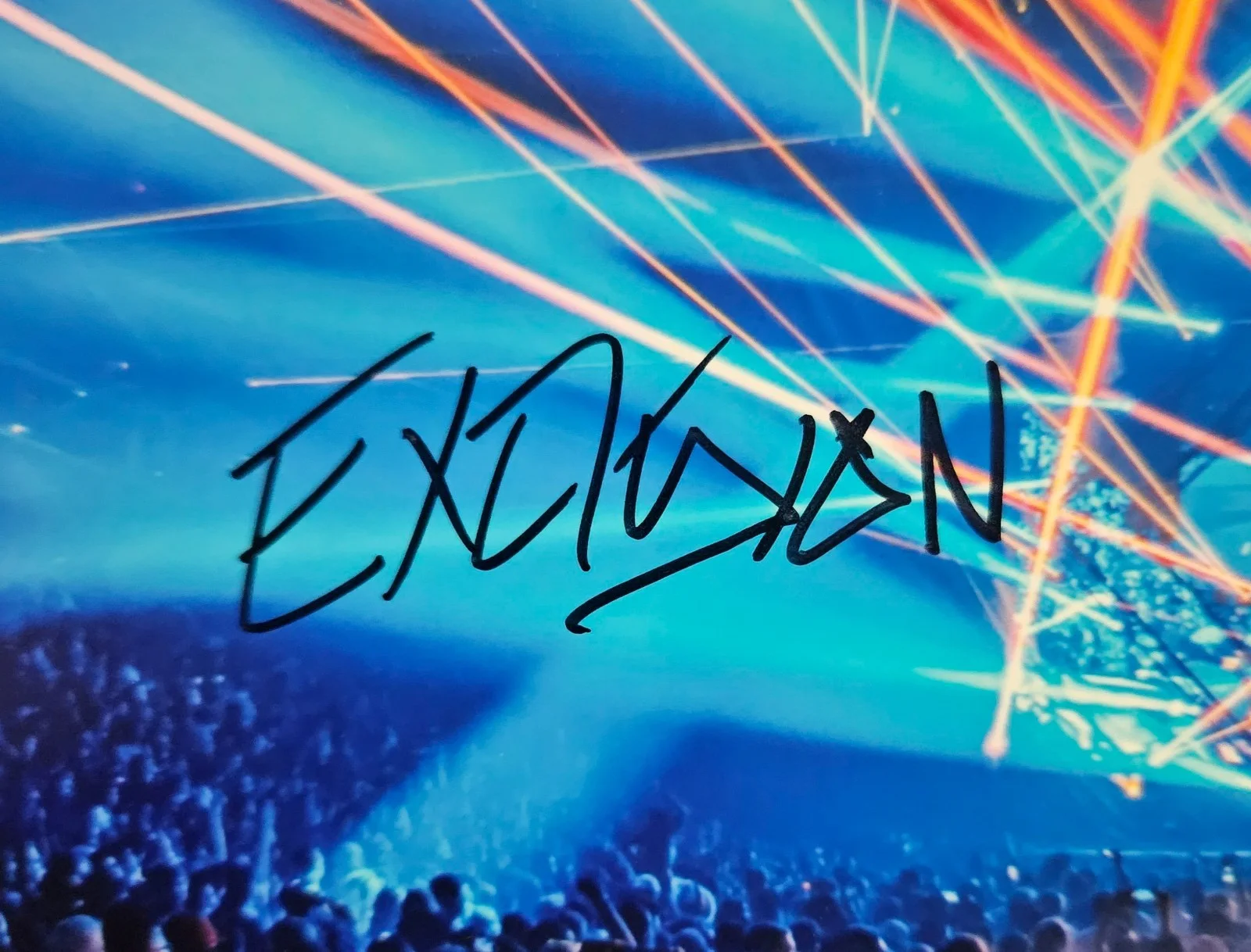 Excision Hand Signed Autograph 8x10 Photo In Person Proof EDM DJ Jeff Abel, image 2