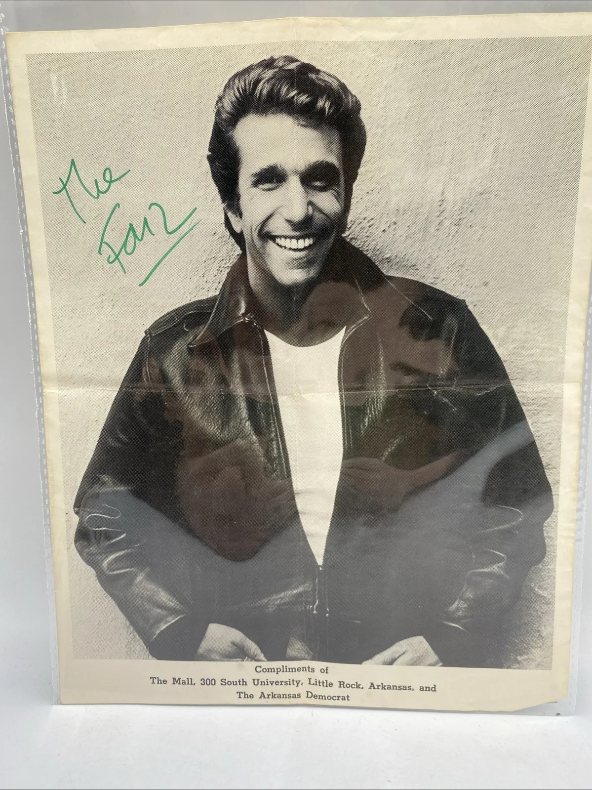 Henry Winkler — The Fonz Fonzi Henry Winkler Happy Days Autographed 8x10" Picture