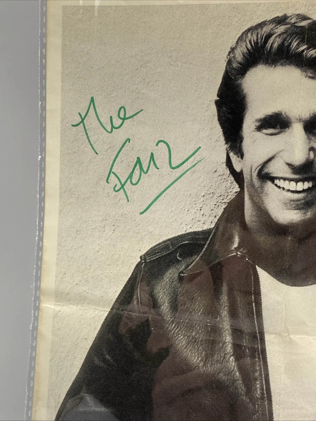Henry Winkler — The Fonz Fonzi Henry Winkler Happy Days Autographed 8x10" Picture, изображение 2