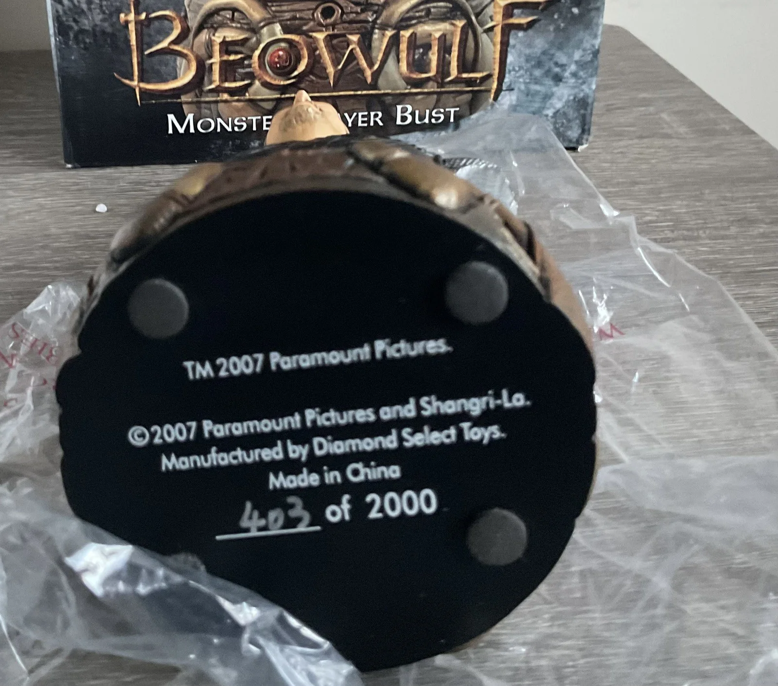 BEOWULF Monster Slayer Bust.Diamond Select.Limited Edition 403/500., image 4