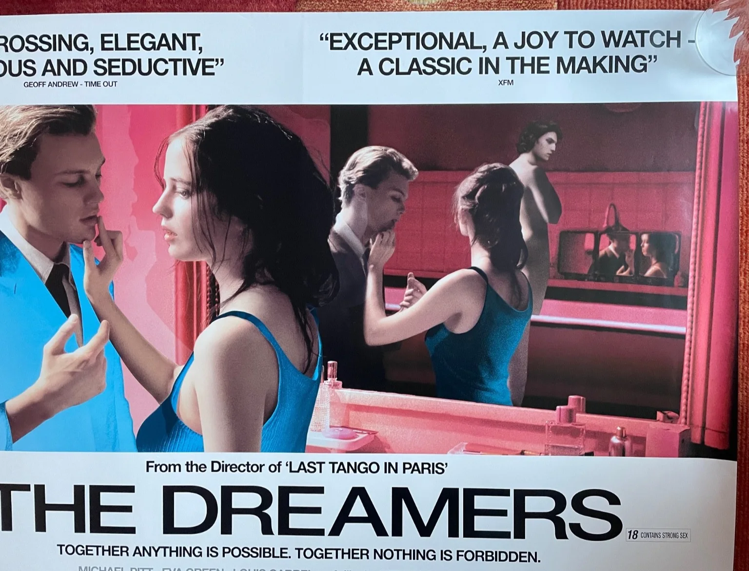 THE DREAMERS (2003) Original UK Movie Double Sided Quad Film Poster - Eva Green, изображение 3