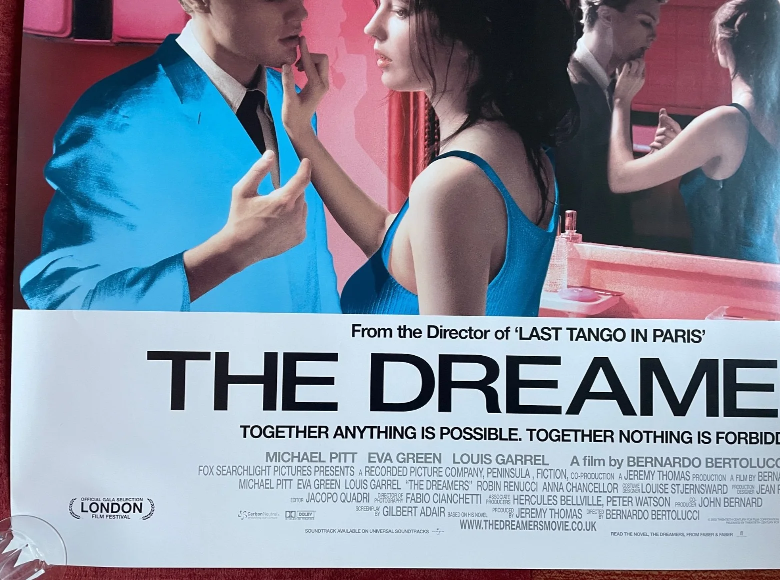 THE DREAMERS (2003) Original UK Movie Double Sided Quad Film Poster - Eva Green, изображение 4