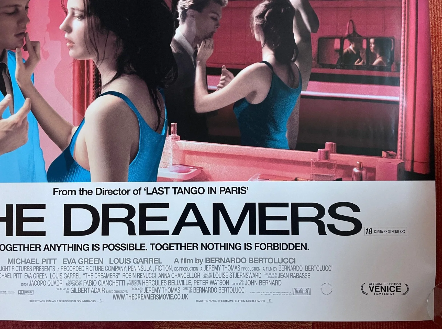 THE DREAMERS (2003) Original UK Movie Double Sided Quad Film Poster - Eva Green, изображение 5