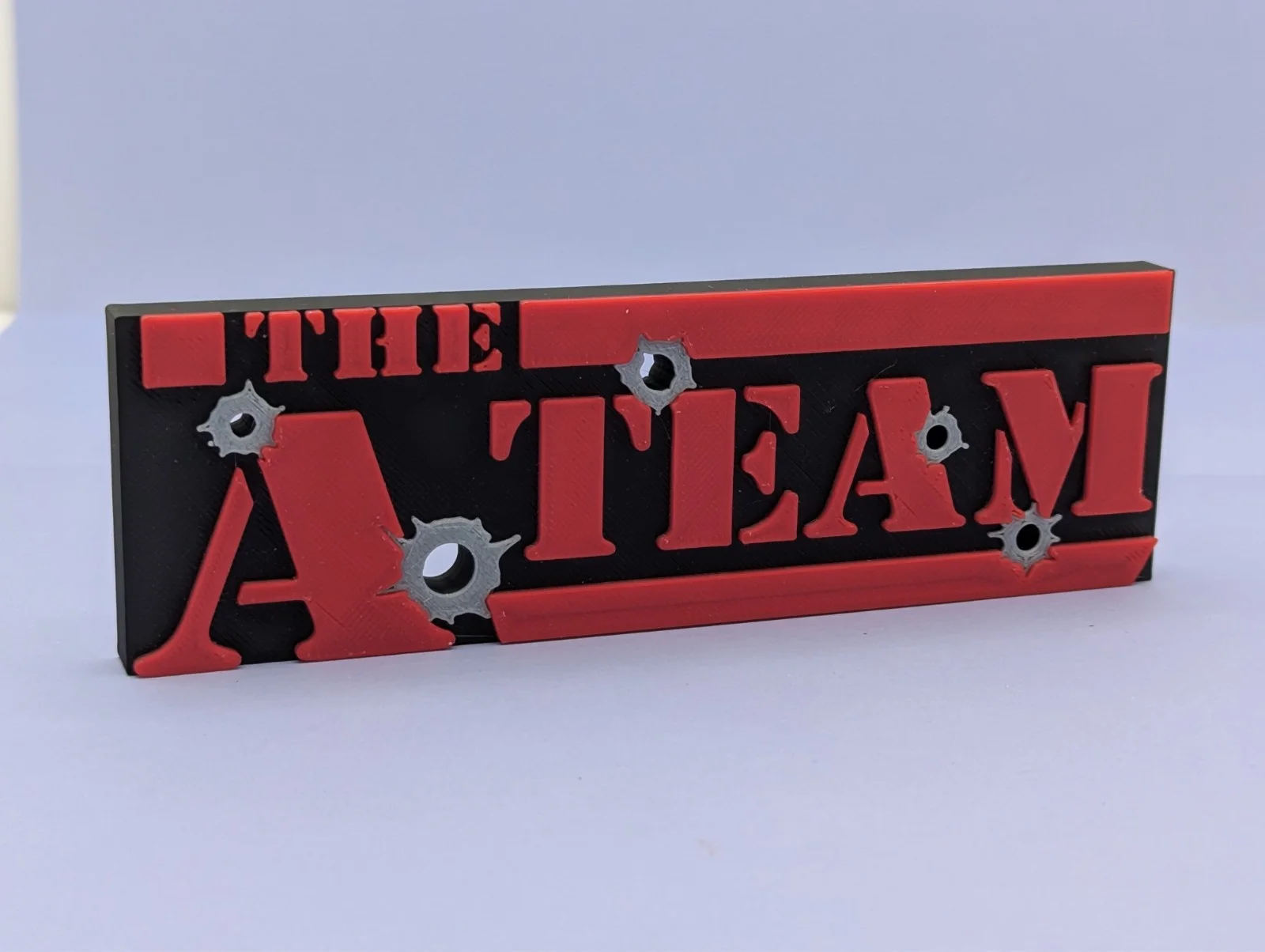 The A-Team (v1) - 3D Printed logo - Desk, Door or Wall art, изображение 3