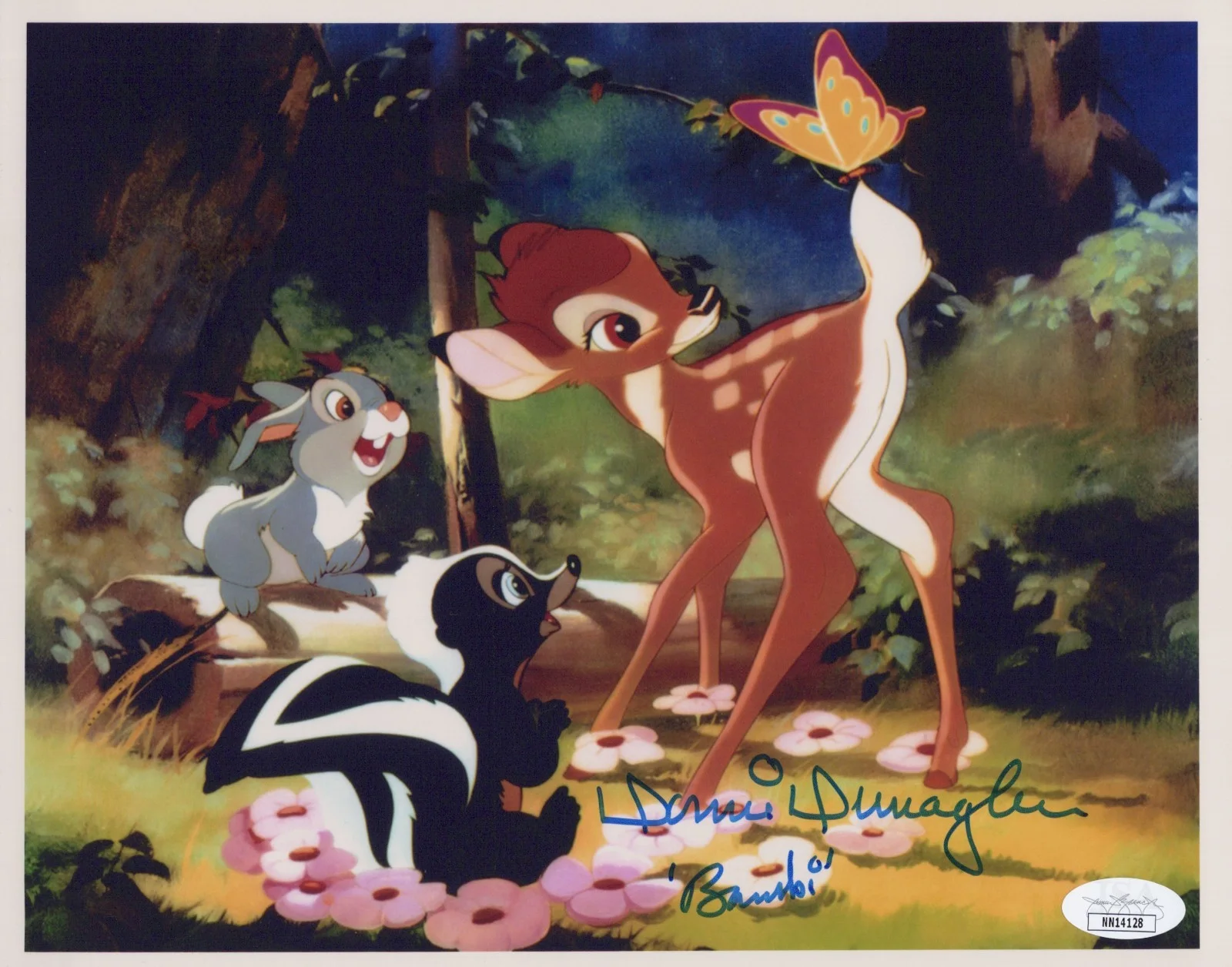 Donnie Dunagan — Last one - Bambi 8x10 photo of Bambi signed by Donnie Dunagan JSA COA