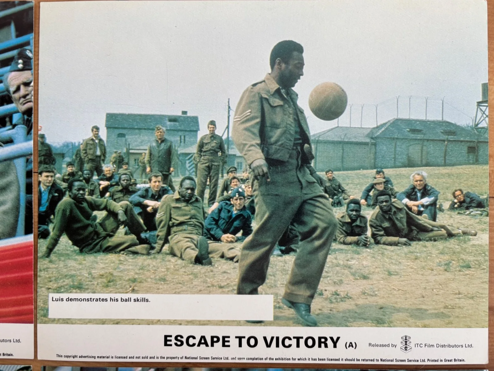 6 original 10x8 FOH fillm stills ESCAPE TO VICTORY 1981 exc cond, изображение 4