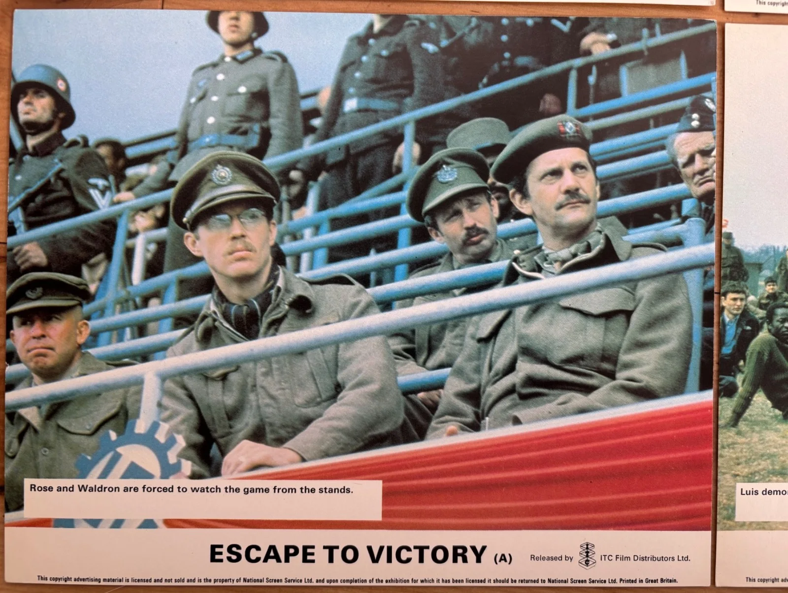 6 original 10x8 FOH fillm stills ESCAPE TO VICTORY 1981 exc cond, изображение 5