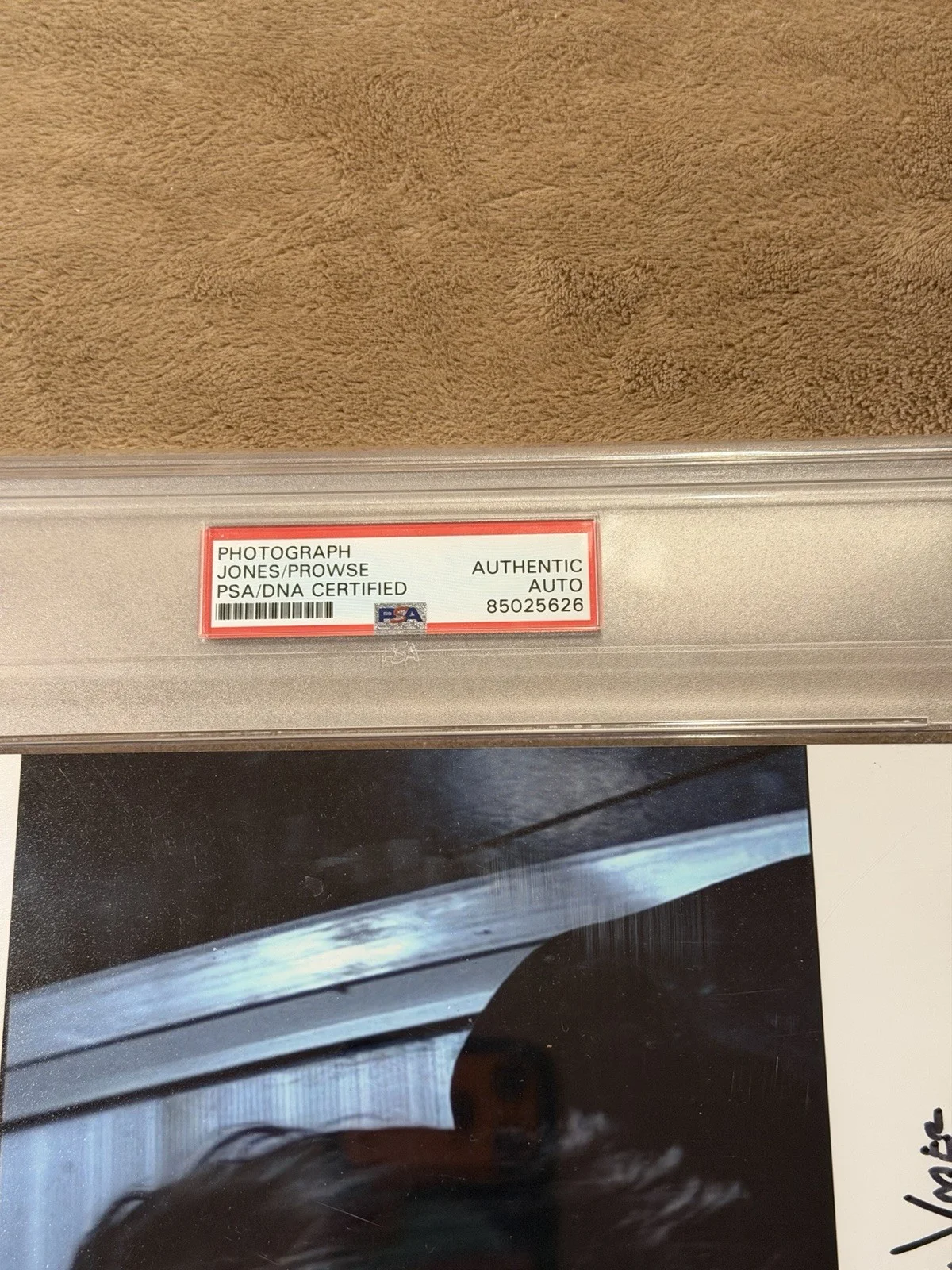 James Earl Jones — James Earl Jones Dave Prowse Signed 8x10 Photo PSA AUTO AUTHENTIC Darth Vader, image 4