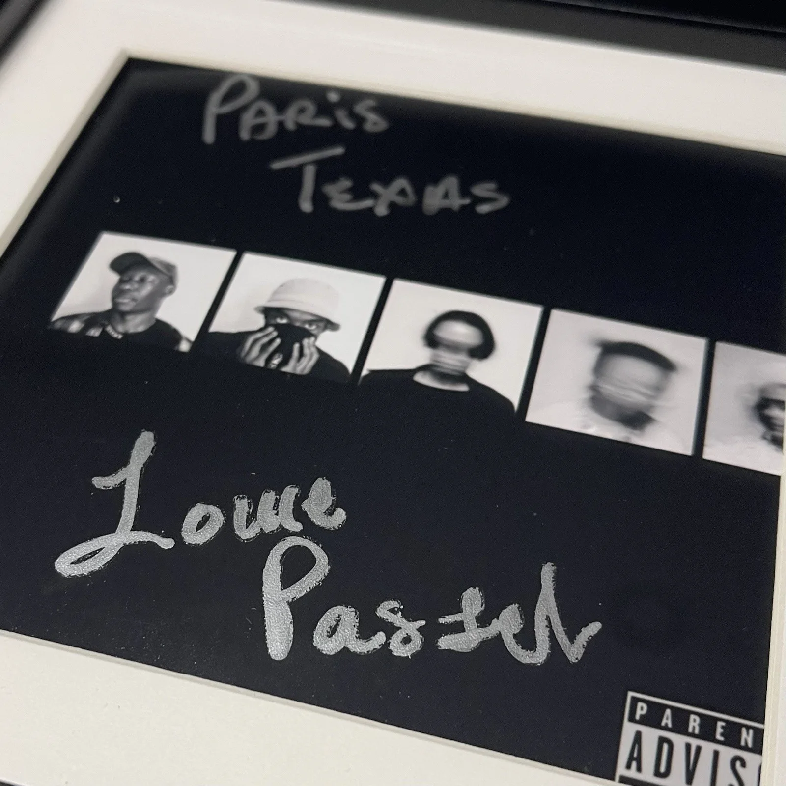 LOUIE PASTEL SIGNED PARIS TEXAS BOY ANONYMOUS CD ALBUM AUTOGRAPH FRAMED PSA COA, изображение 3
