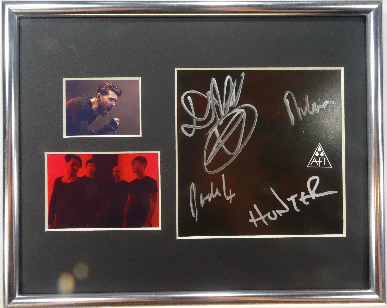SIGNED AFI AUTOGRAPHED BLOOD CD DISPLAY ALL 4 WITH JSA COA # V70228, image 2