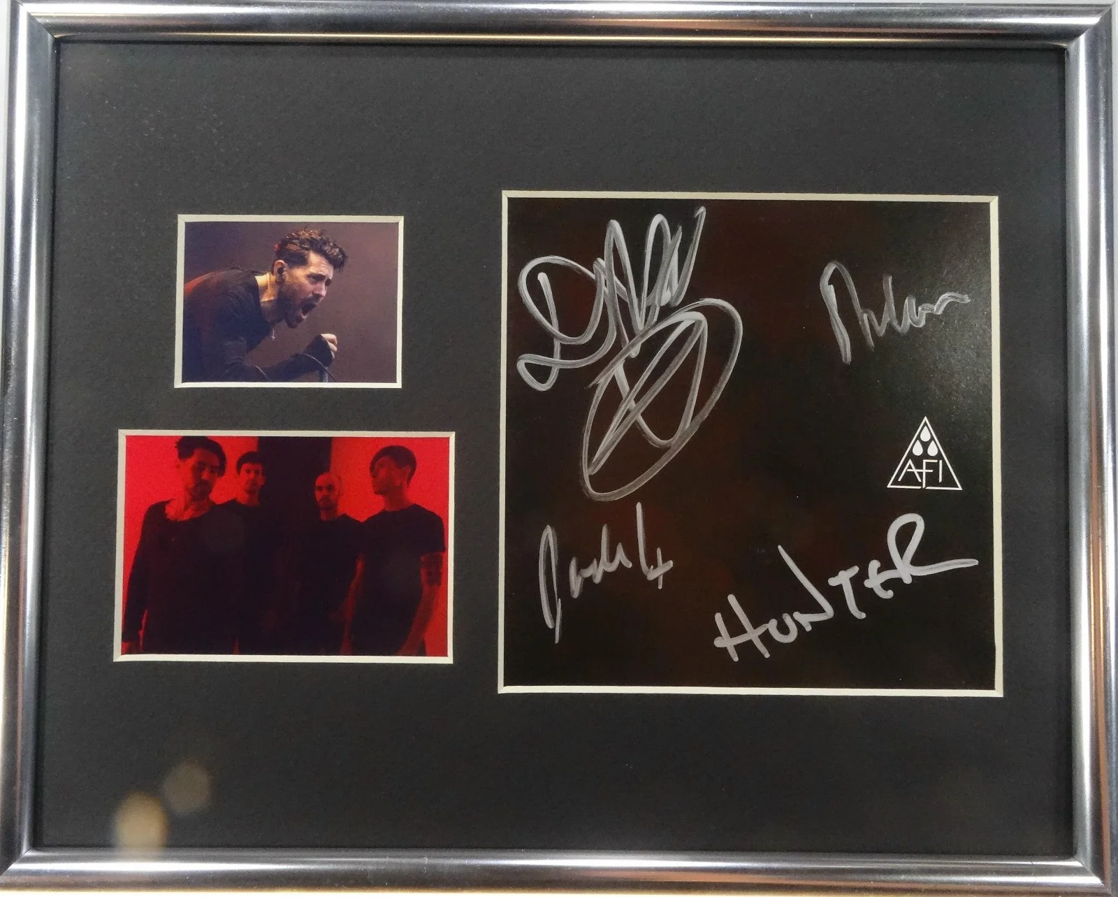 SIGNED AFI AUTOGRAPHED BLOOD CD DISPLAY ALL 4 WITH JSA COA # V70228, image 3