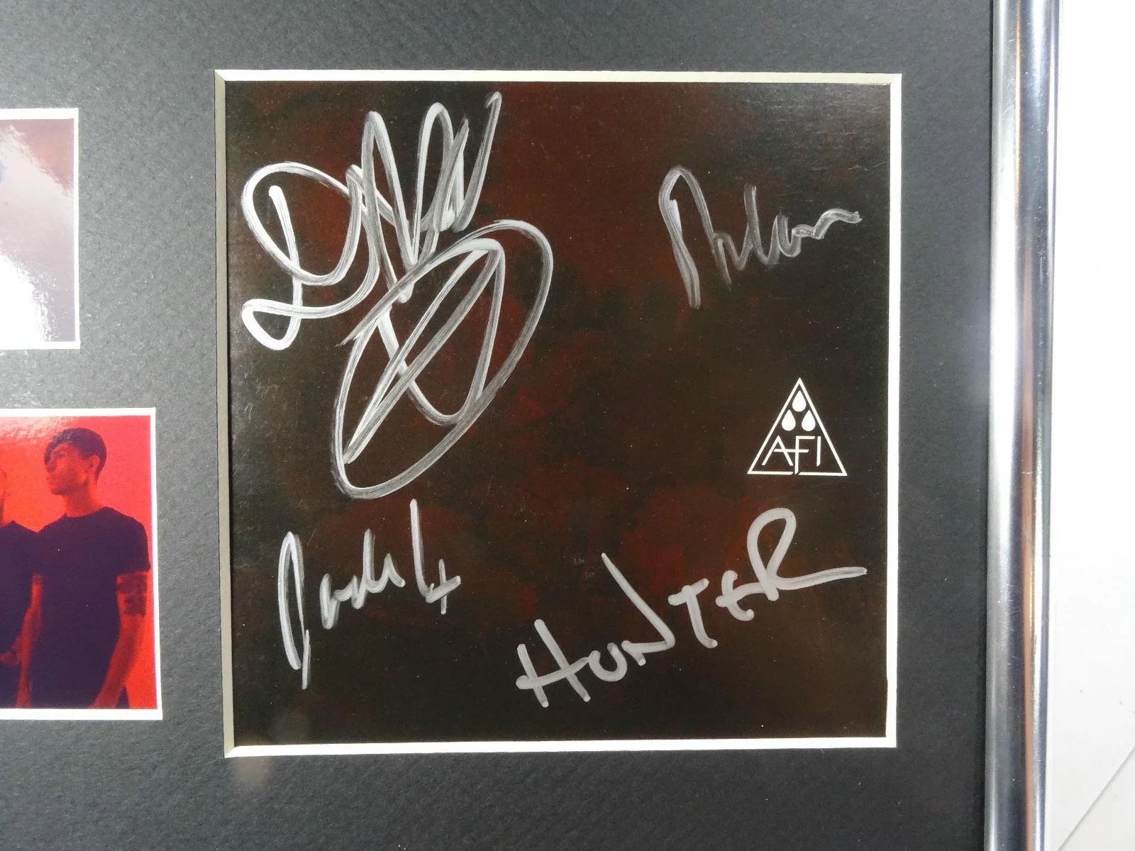 SIGNED AFI AUTOGRAPHED BLOOD CD DISPLAY ALL 4 WITH JSA COA # V70228, image 4