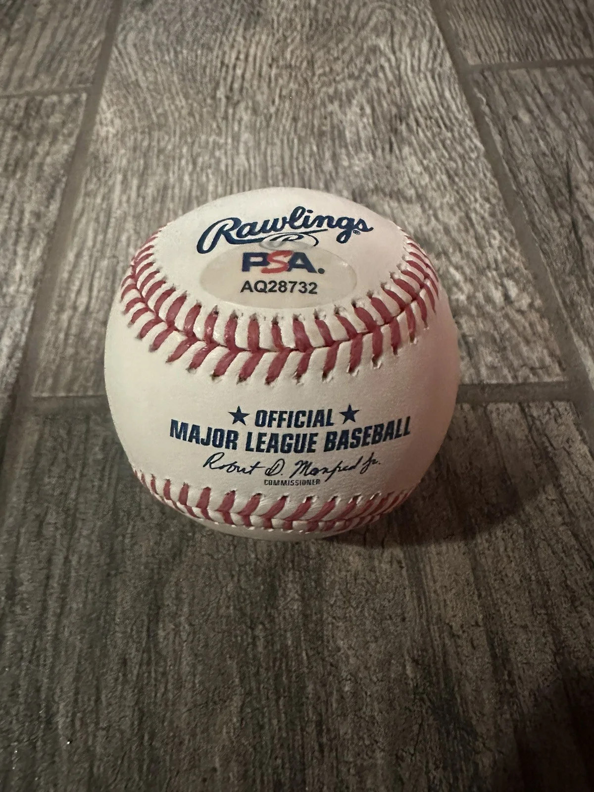 RAY PARK SIGNED OML BASEBALL PSA/DNA COA AUTOGRAPHED STAR WARS DARTH MAUL, image 2
