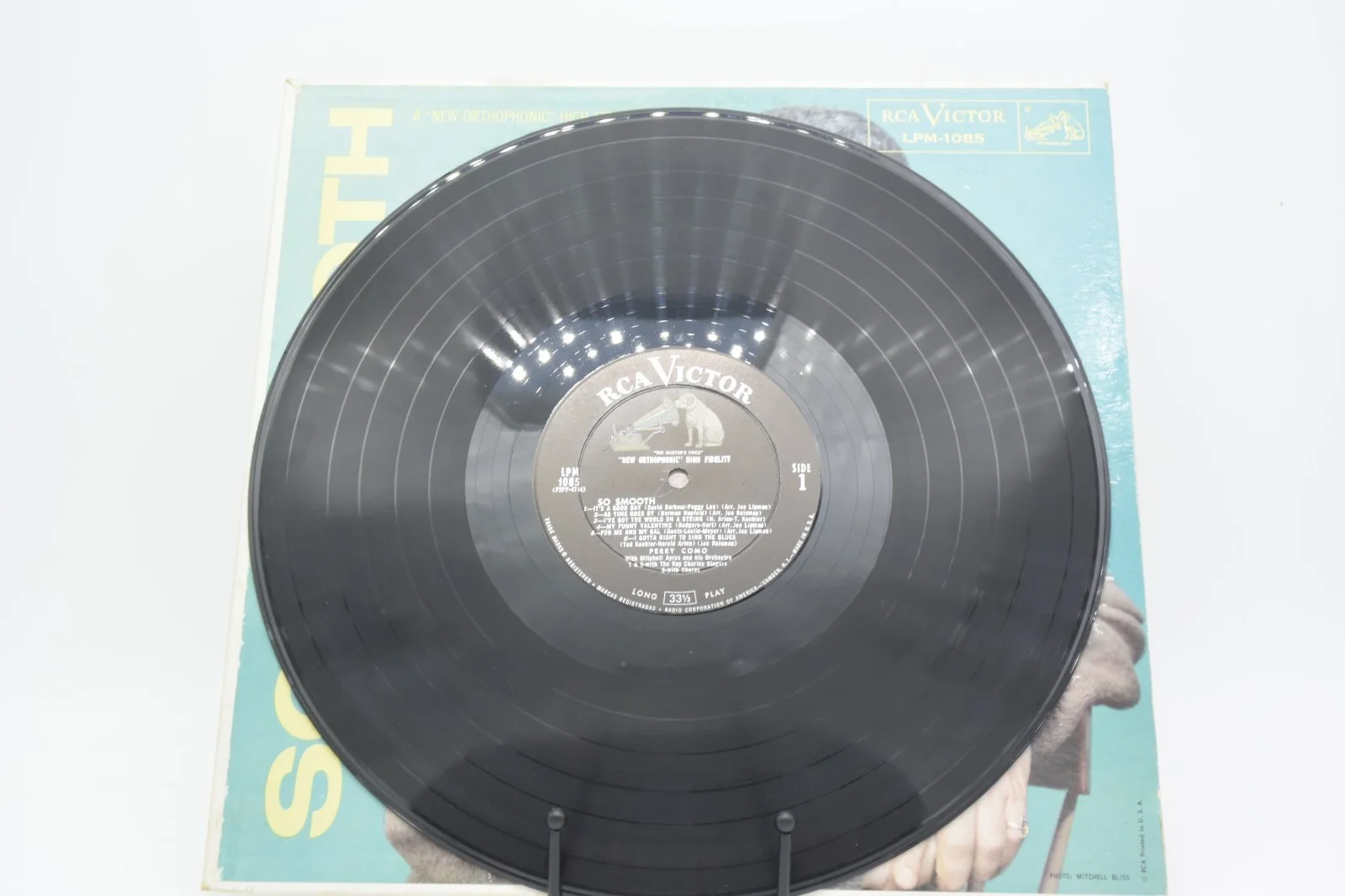 PERRY COMO So Smooth LP Vinyl Record RCA Victor LPM-1085 Mono 1955 Vintage Pop, image 3