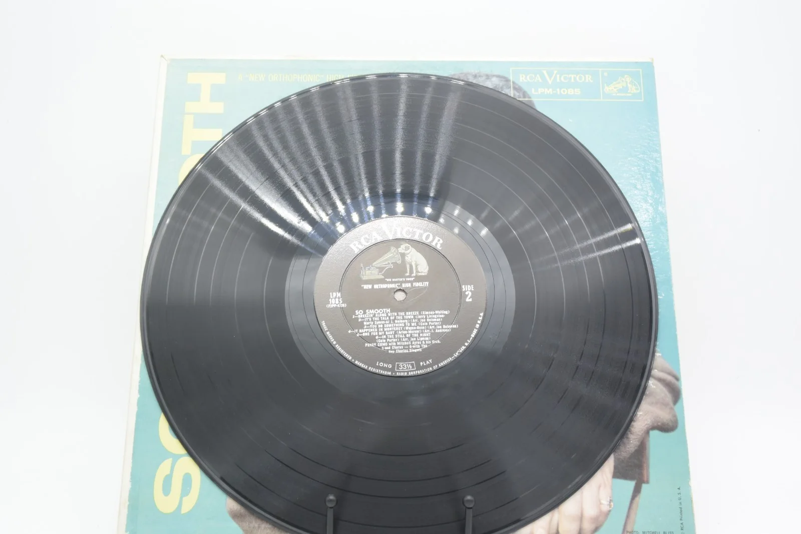 PERRY COMO So Smooth LP Vinyl Record RCA Victor LPM-1085 Mono 1955 Vintage Pop, image 4