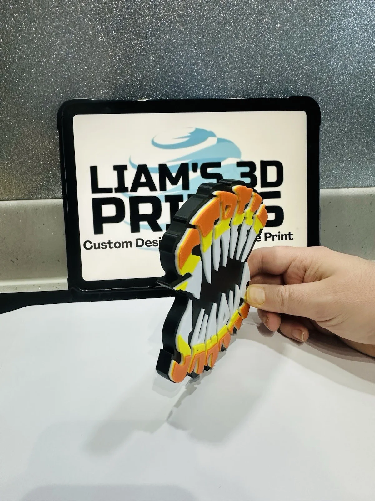 Decorative Street Sharks Film TV logo Sign Display Pops Self Standing, изображение 3