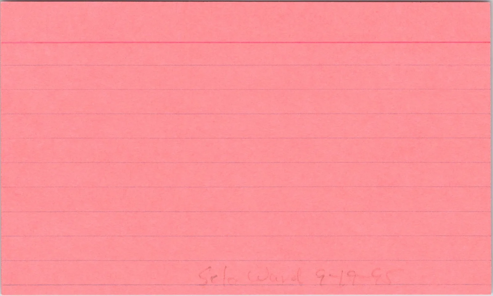 Sela Ward — Sela Ward Signed 3x5 Index Card Sisters, To Mike Autographed, изображение 2