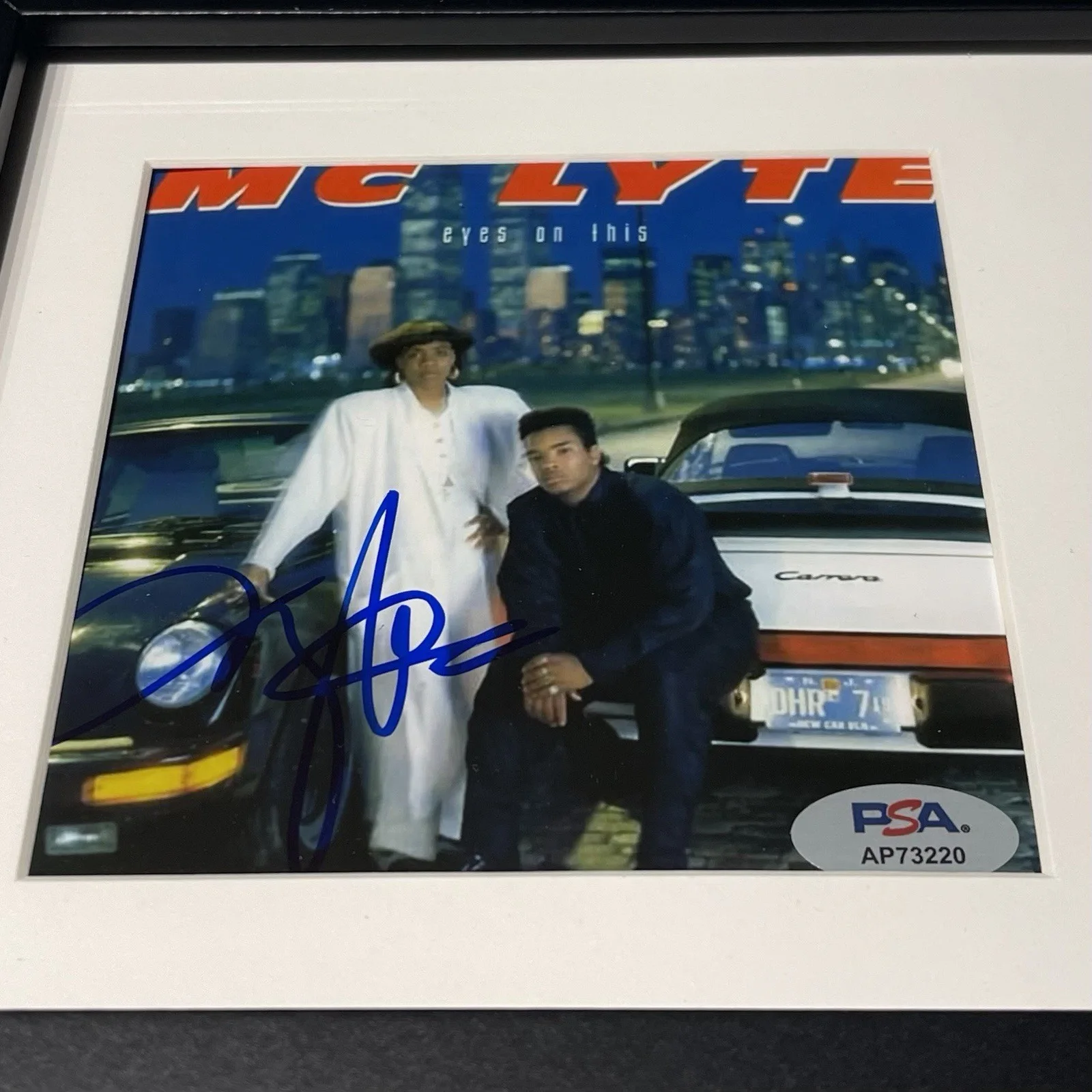 MC LYTE RAPPER SIGNED EYES ON THIS CD ALBUM AUTOGRAPH FRAMED PSA COA, изображение 2