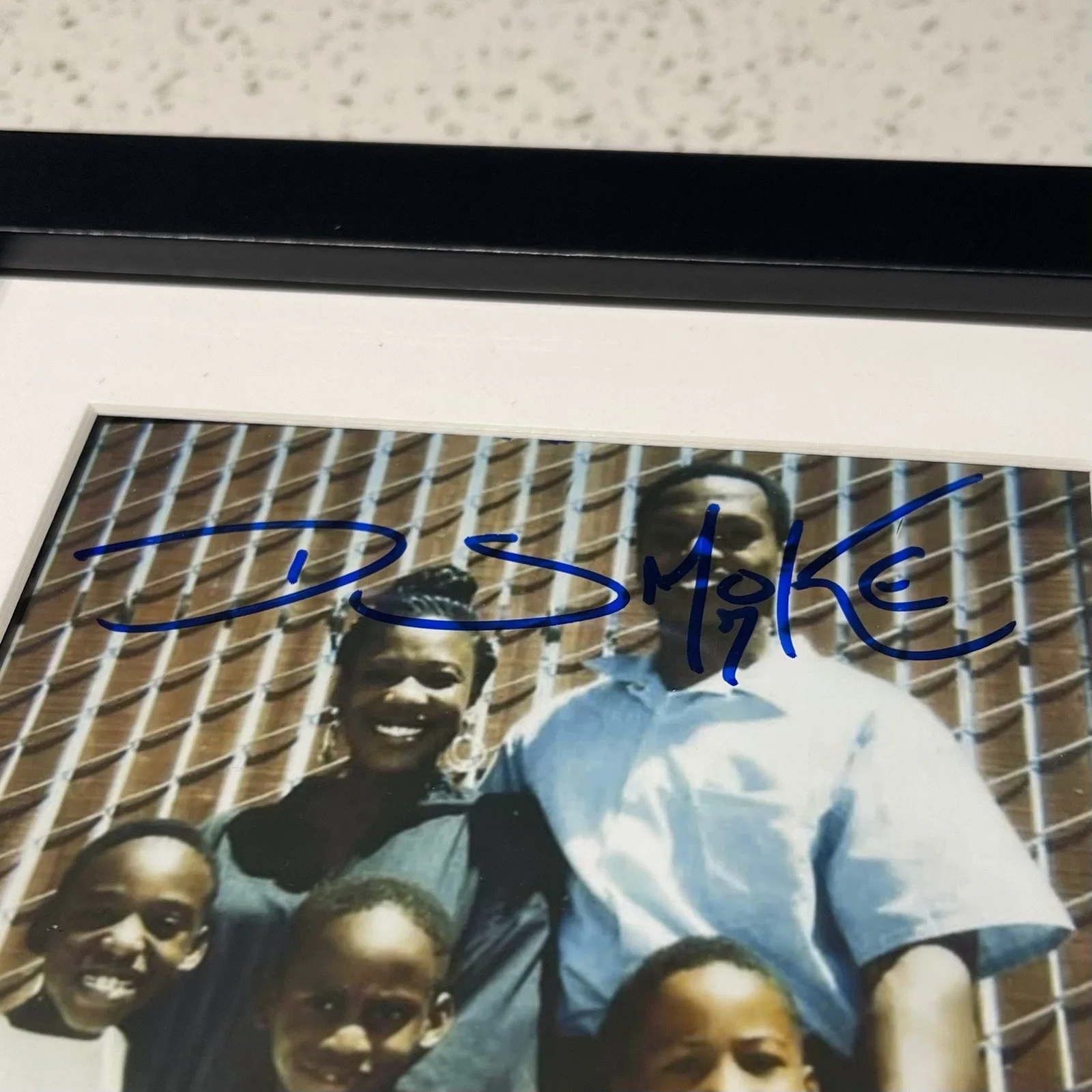 D SMOKE RAPPER SIGNED BLACK HABITS CD ALBUM AUTOGRAPH FRAMED PSA COA, изображение 3