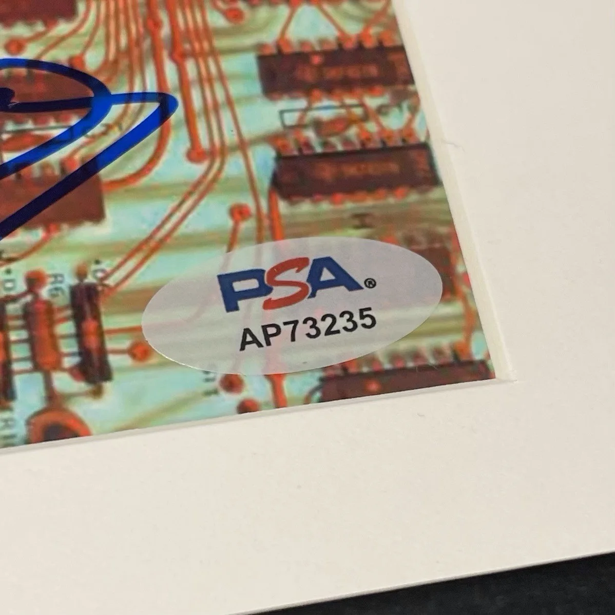 MIKE SCORE SIGNED A FLOCK OF SEAGULLS LISTEN CD ALBUM AUTOGRAPH FRAMED PSA COA, image 4