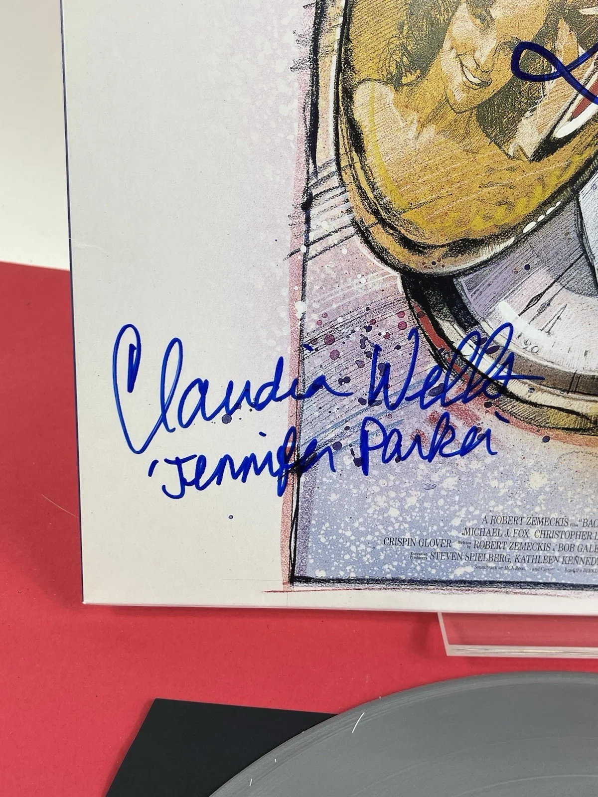 BTTF Cast — Michael J. Fox Lloyd , 6 Cast Signed Back to the Future Album MONDO Offical Pix, изображение 5