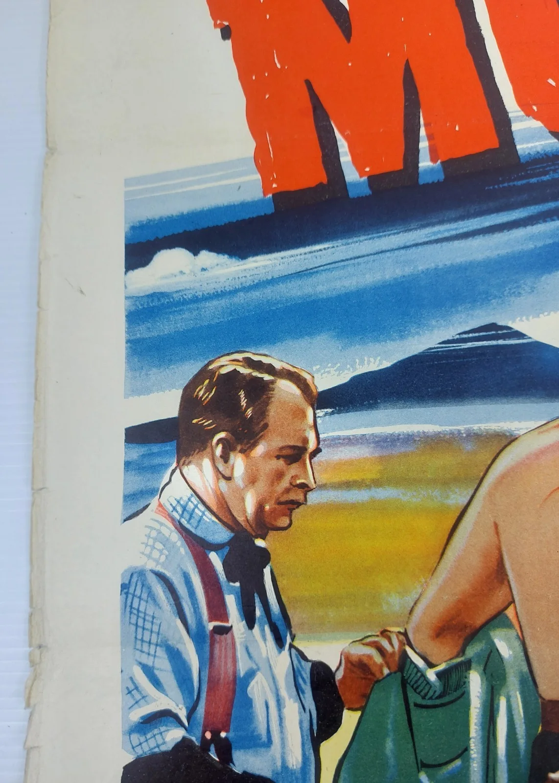 BADLANDS OF MONTANA ORIGINAL UK QUAD MOVIE POSTER 1957 REX REASON, изображение 3