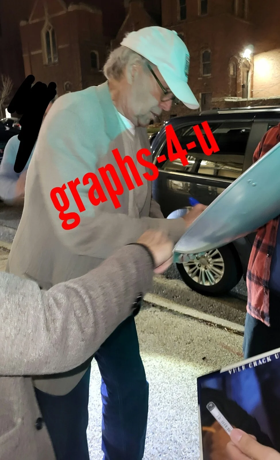 Chevy Chase Signed Christmas Vacation Autograph Father Christmas COA proof, image 3