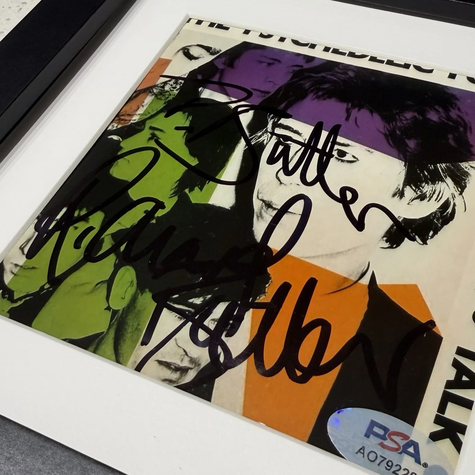 PSYCHEDELIC FURS BAND SIGNED TALK TALK TALK CD ALBUM AUTOGRAPH FRAMED PSA COA, изображение 3