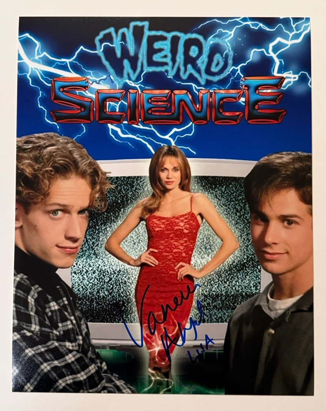 Vanessa Angel — Vanessa Angel Signed Weird Science 11x14 Photo Lisa HOT EXACT PROOF A