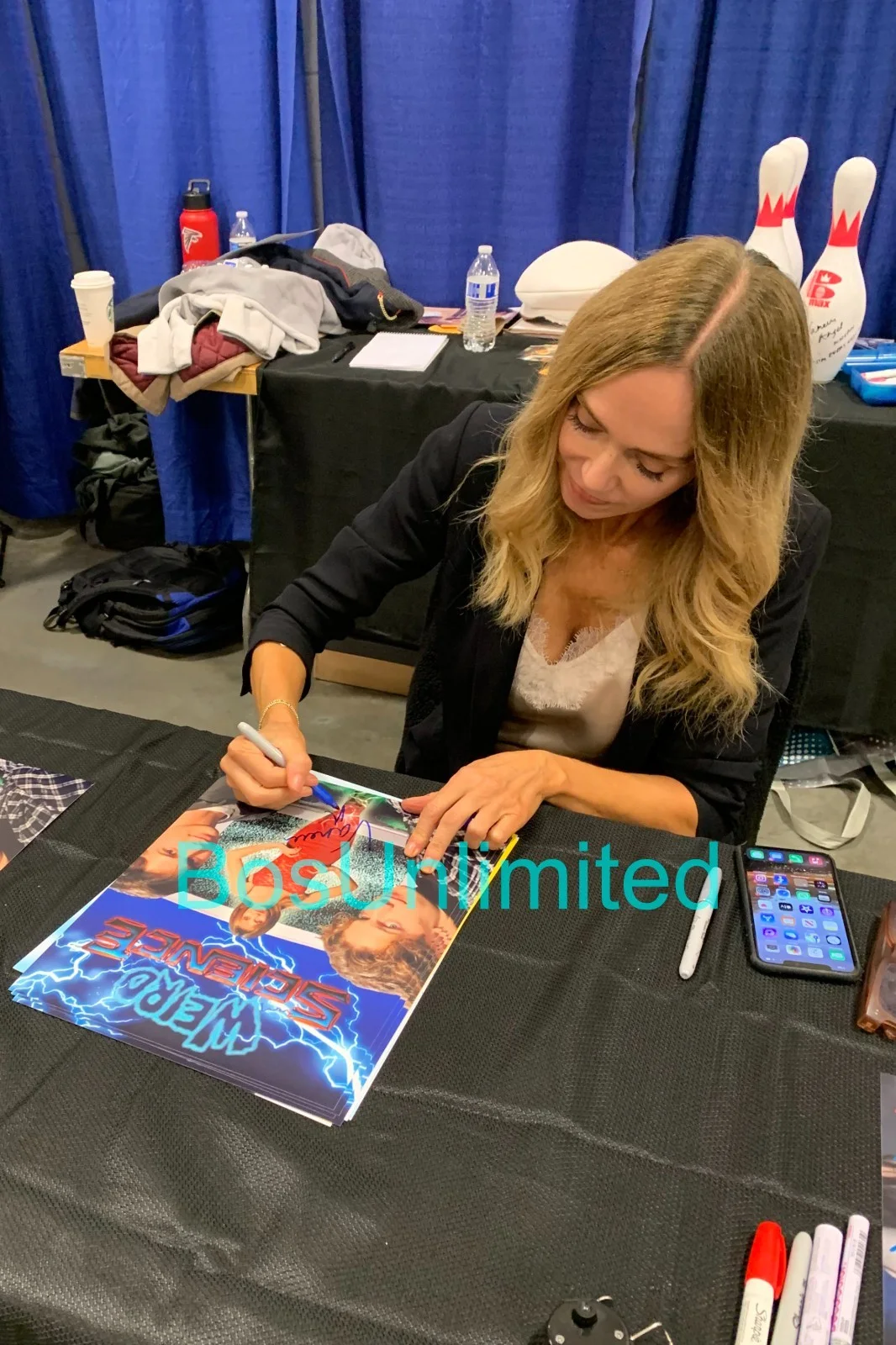 Vanessa Angel — Vanessa Angel Signed Weird Science 11x14 Photo Lisa HOT EXACT PROOF A, image 3