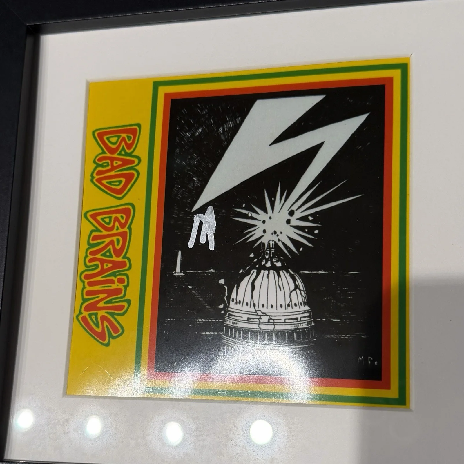 H.R. SIGNED BAD BRAINS SELF TITLED CD ALBUM HR AUTOGRAPH FRAMED PSA COA, изображение 2