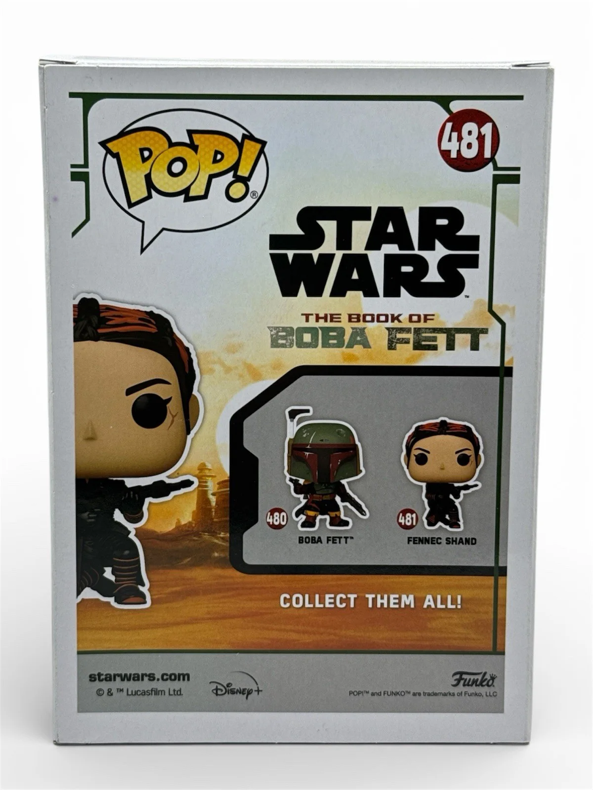 Ming-Na Wen — Ming-Na Wen Autograph Signed Star Wars Fennec Shand Funko Pop with Beckett COA, изображение 2