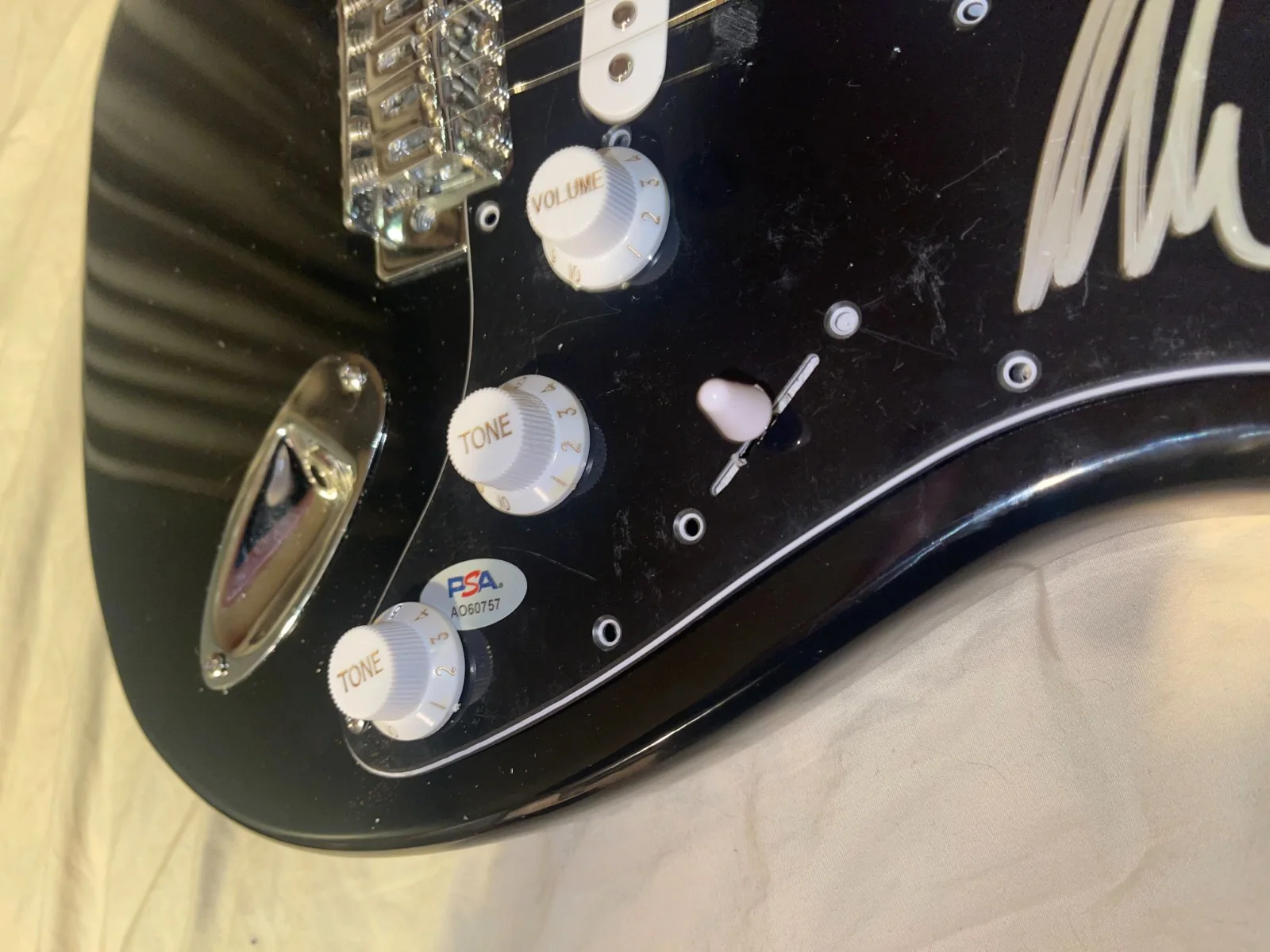 Mark Morton Lamb of God Ashes Of The Wake Signed Electric Guitar PSA RARE, изображение 3