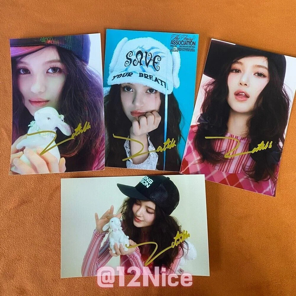 NEWJEANS DANIELLE Autographed Signed Photo K-POP Collection 4*6 2024A, image 2
