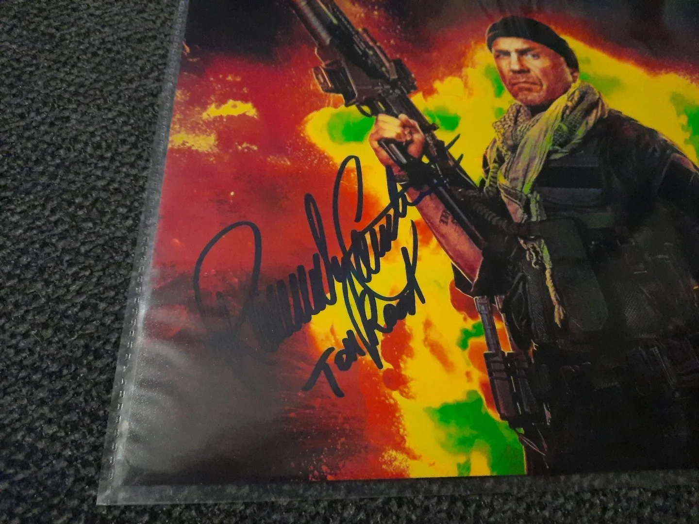 Randy Couture — Randy Couture Actor Autographed 8x10 Photo With COA JSA, image 2