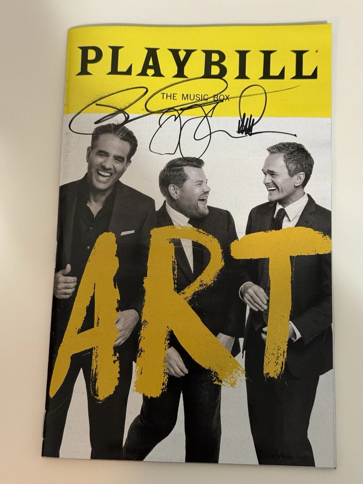 James Corden, Neil Patrick Harris, Bobby Cannavale — Art Signed Broadway Playbill James Corden Neil Patrick Harris Bobby Cannavale