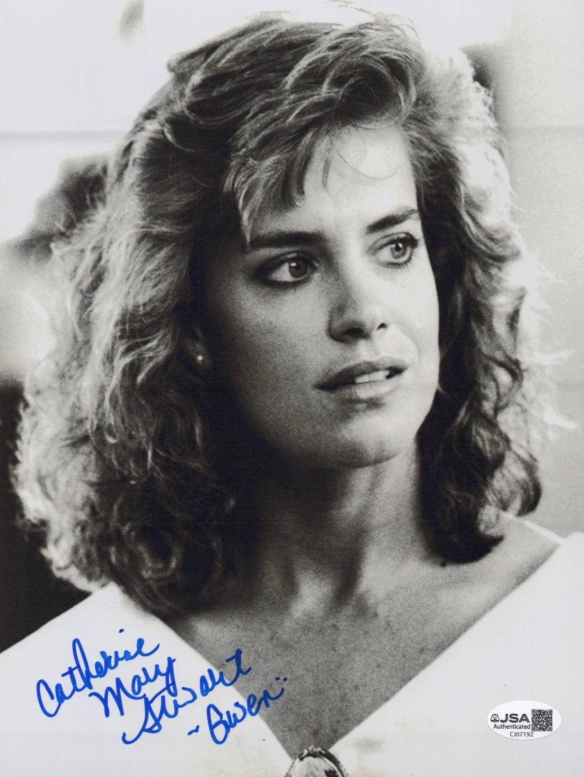 CATHERINE MARY STEWART — CATHERINE MARY STEWART Signed WEEKEND AT BERNIE'S 8x10 Photo Autograph JSA CERT