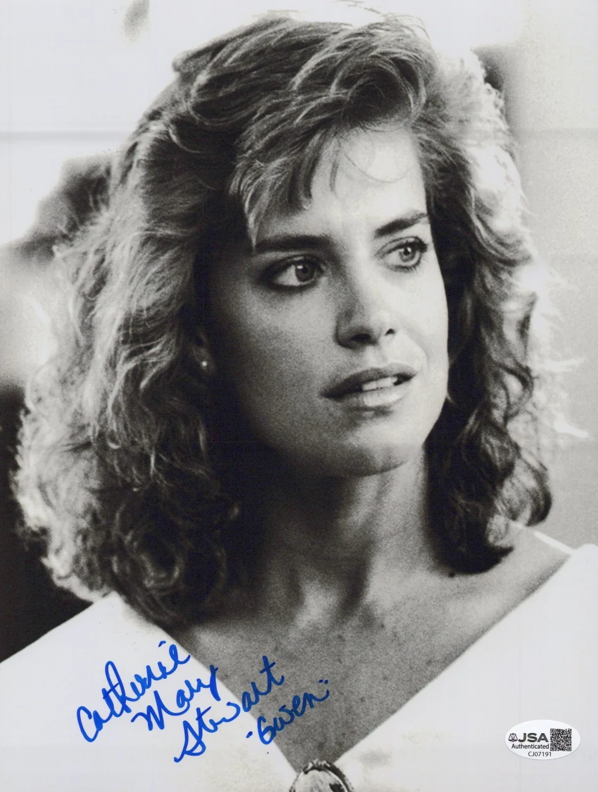 CATHERINE MARY STEWART — CATHERINE MARY STEWART Signed WEEKEND AT BERNIE'S 8x10 Photo Autograph JSA CERT