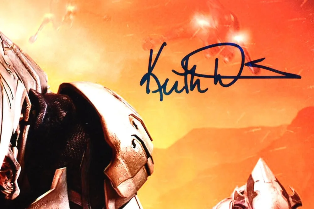 Keith David — Keith David Autographed 11x14 Arbiter Halo Photo -Beckett W Hologram *Blue, изображение 2