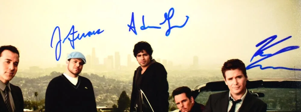 Adrian Grenier, Kevin Connolly, Jerry Ferrara, amp, Kevin Dil — Entourage Cast Autographed Entourage 11x14 Photo- Beckett W Hologram *Blue, image 2