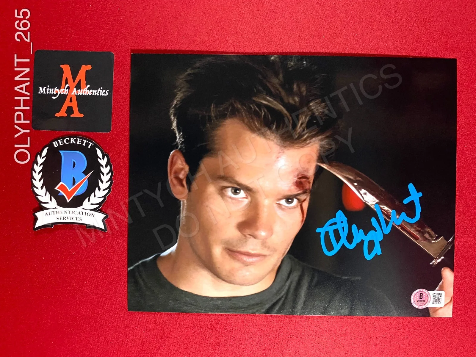 Timothy Olyphant — Timothy Olyphant autographed signed 8x10 photo Scream Beckett COA Ghostface