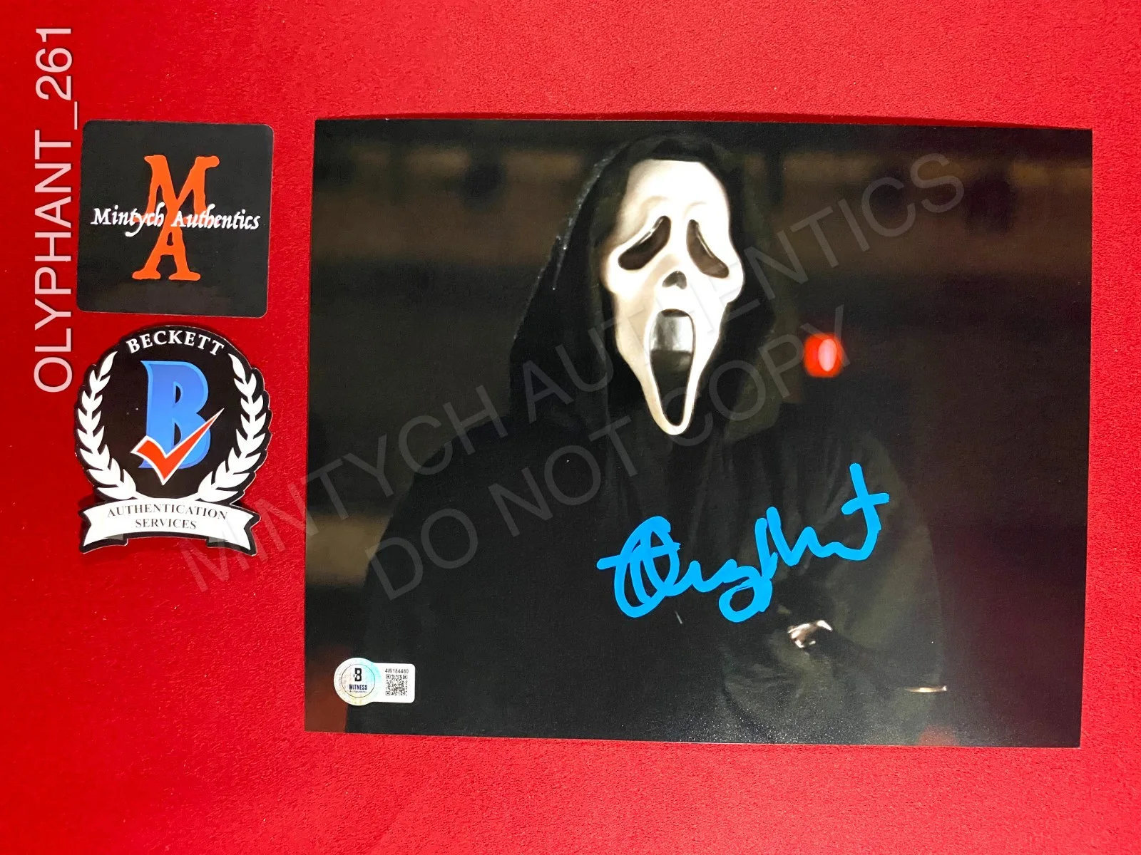 Timothy Olyphant — Timothy Olyphant autographed signed 8x10 photo Scream Beckett COA Ghostface