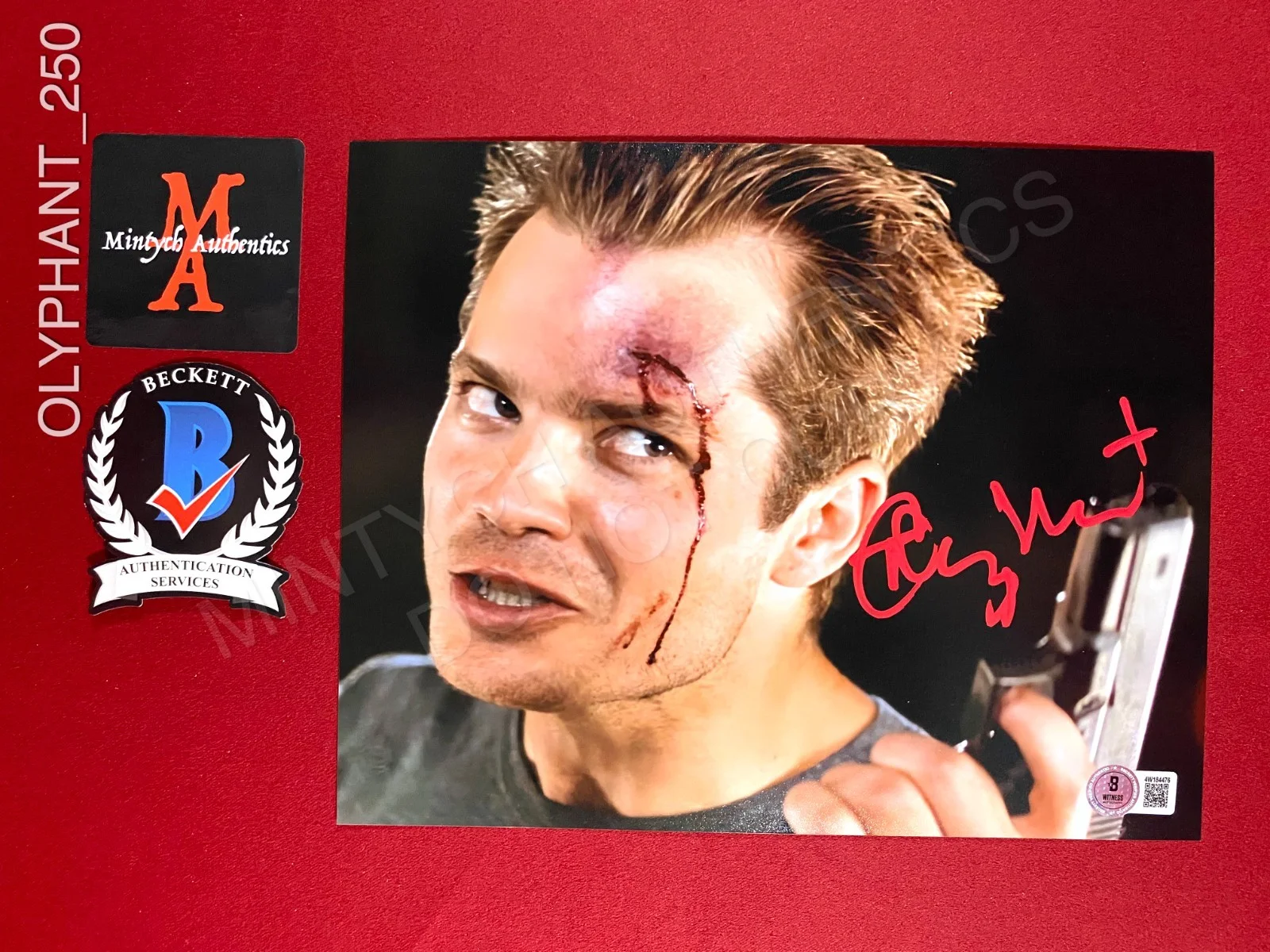 Timothy Olyphant — Timothy Olyphant autographed signed 8x10 photo Scream Beckett COA Ghostface