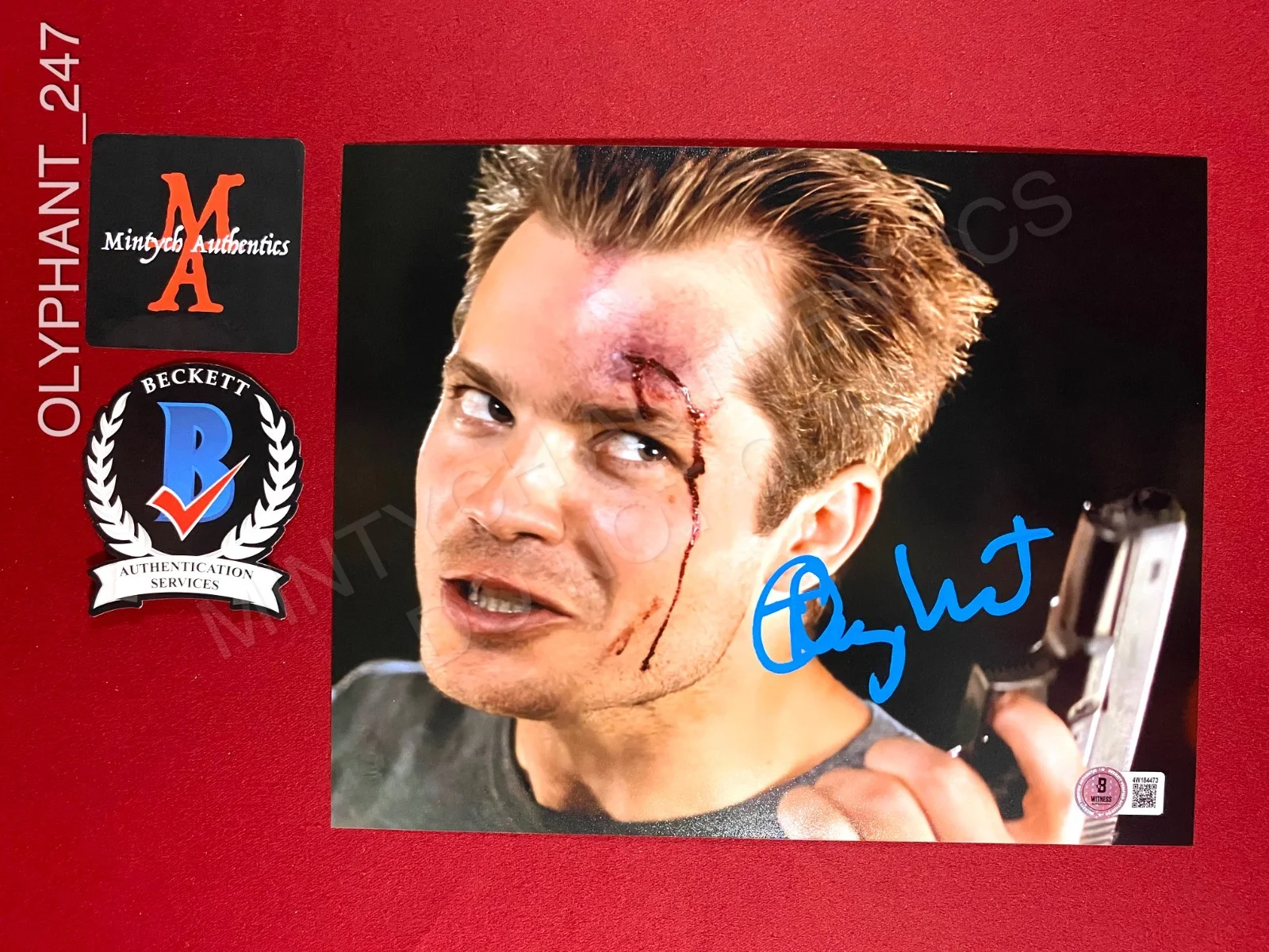 Timothy Olyphant — Timothy Olyphant autographed signed 8x10 photo Scream Beckett COA Ghostface