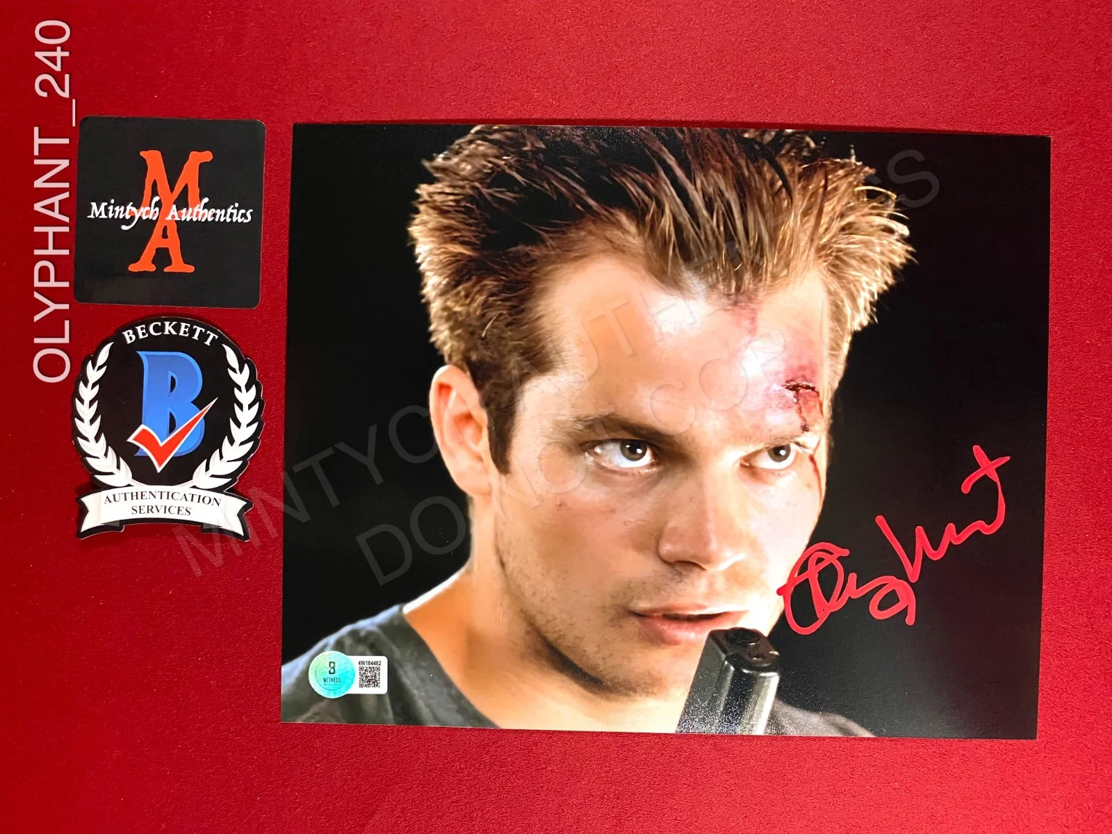 Timothy Olyphant — Timothy Olyphant autographed signed 8x10 photo Scream Beckett COA Ghostface