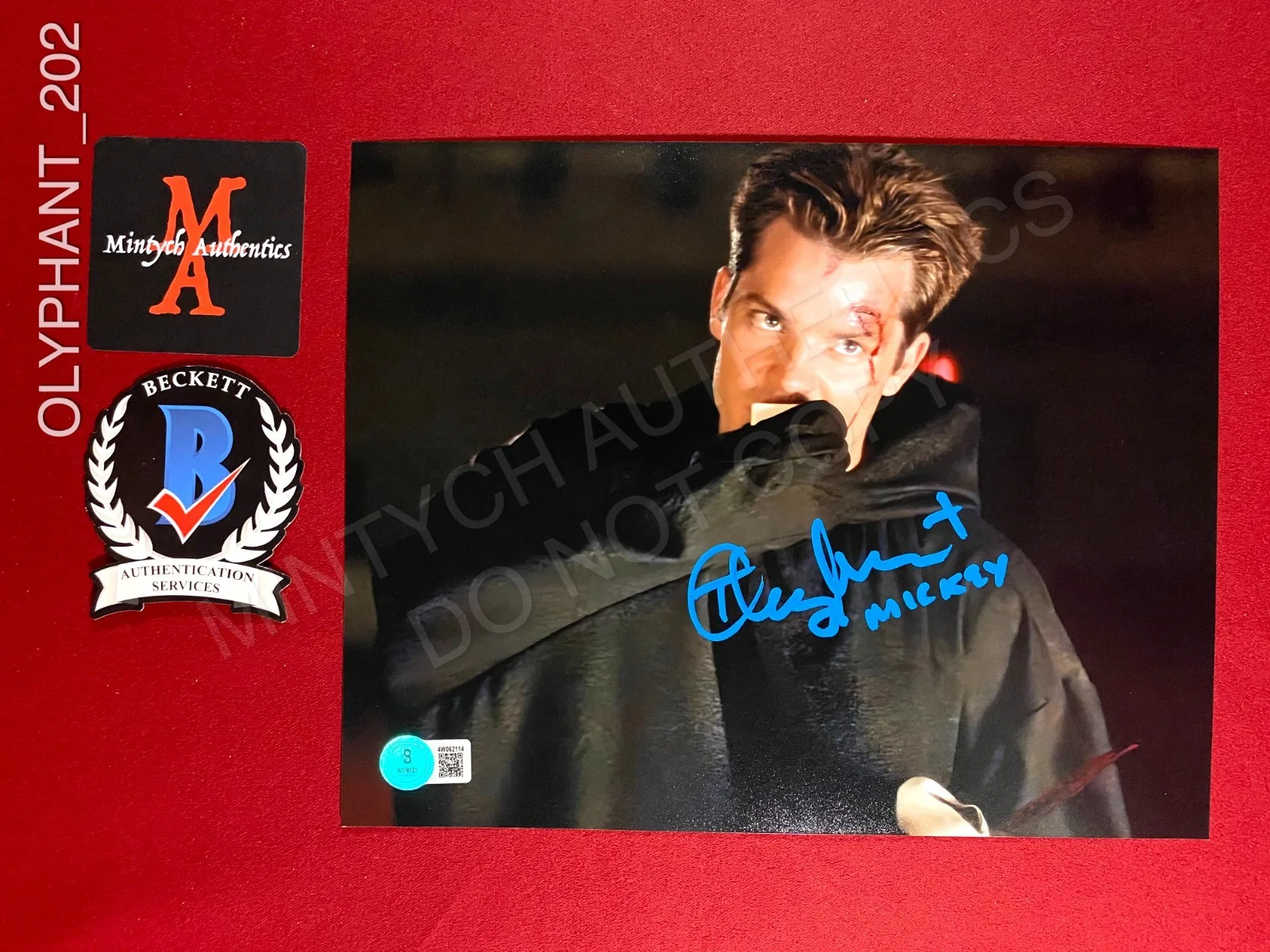 Timothy Olyphant — Timothy Olyphant autographed signed 8x10 photo Scream Beckett COA Ghostface