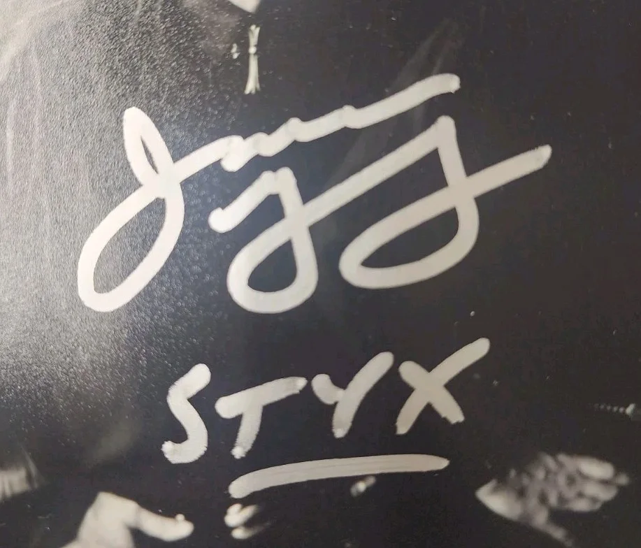 James Young STYX Signed Media 8x10 Photo Rock Band Jsa CD06732, image 2